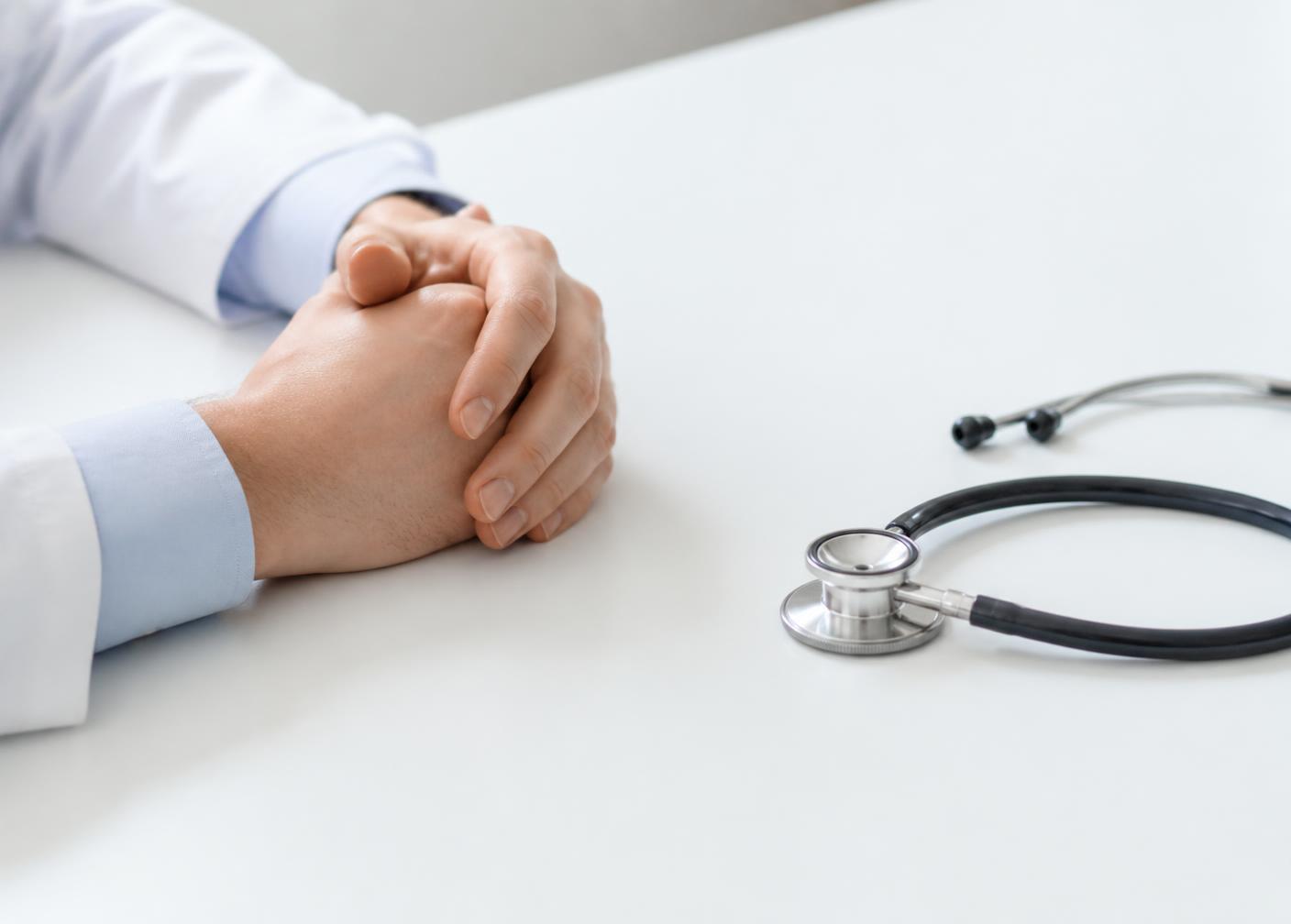 A calm clinic consulting room
